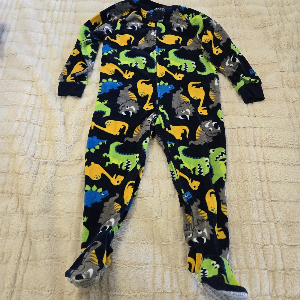 Joe Boxer 3T Kids Dinosaur Pajama Set - Blue, Green, Yellow